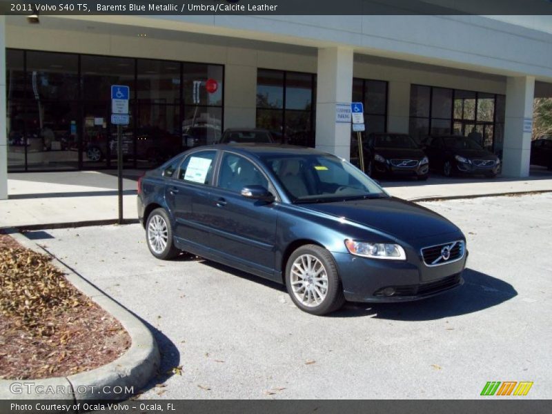 Barents Blue Metallic / Umbra/Calcite Leather 2011 Volvo S40 T5
