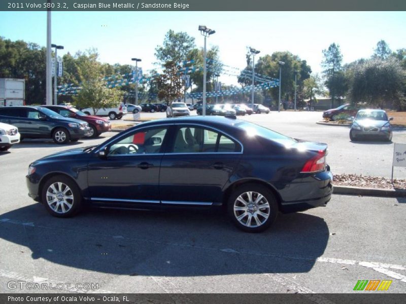 Caspian Blue Metallic / Sandstone Beige 2011 Volvo S80 3.2