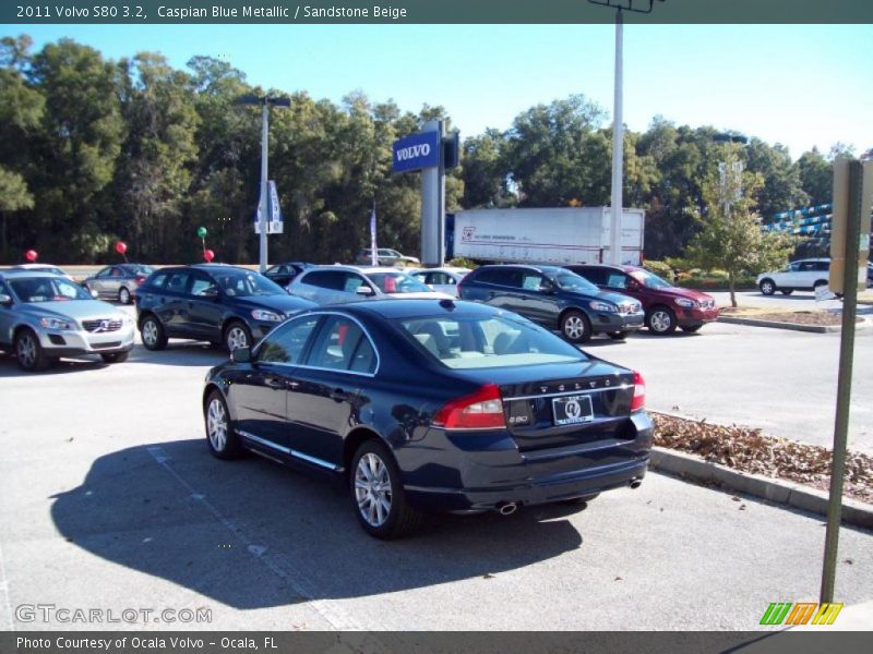 Caspian Blue Metallic / Sandstone Beige 2011 Volvo S80 3.2