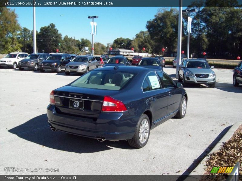 Caspian Blue Metallic / Sandstone Beige 2011 Volvo S80 3.2