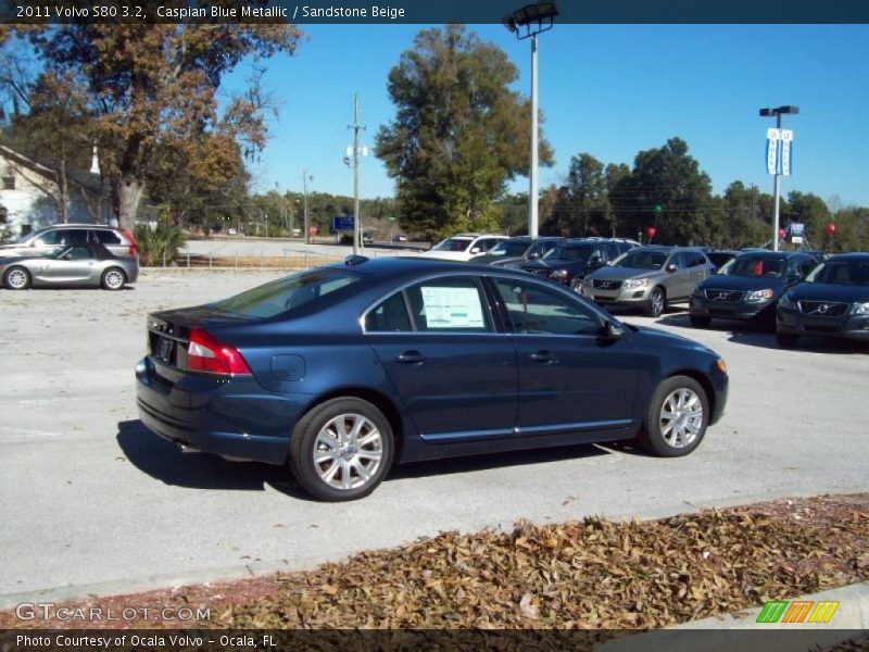 Caspian Blue Metallic / Sandstone Beige 2011 Volvo S80 3.2