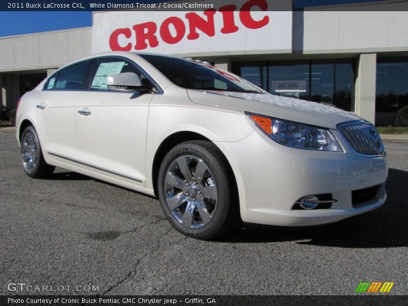 White Diamond Tricoat / Cocoa/Cashmere 2011 Buick LaCrosse CXL