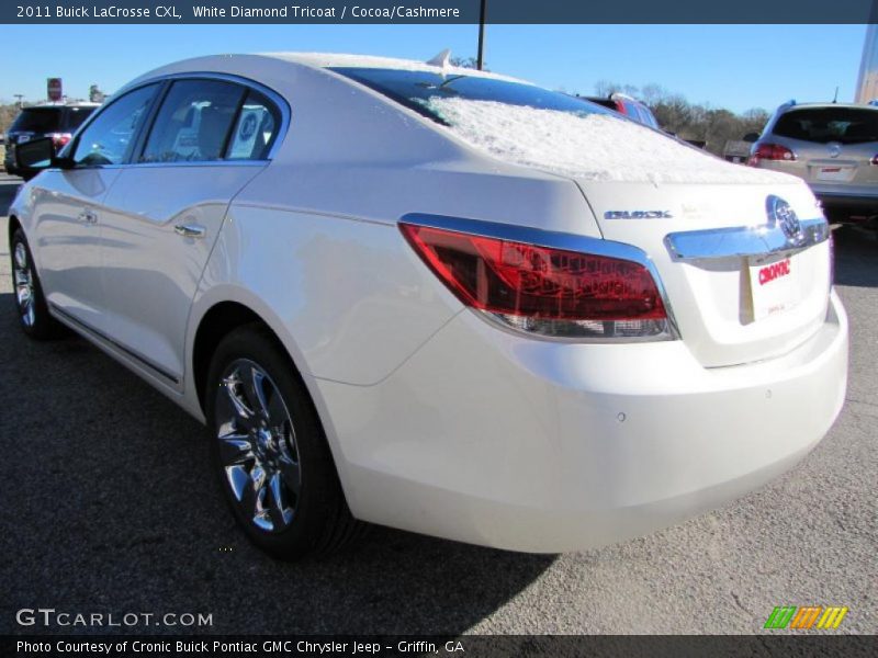 White Diamond Tricoat / Cocoa/Cashmere 2011 Buick LaCrosse CXL