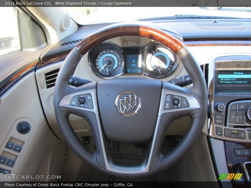 White Diamond Tricoat / Cocoa/Cashmere 2011 Buick LaCrosse CXL