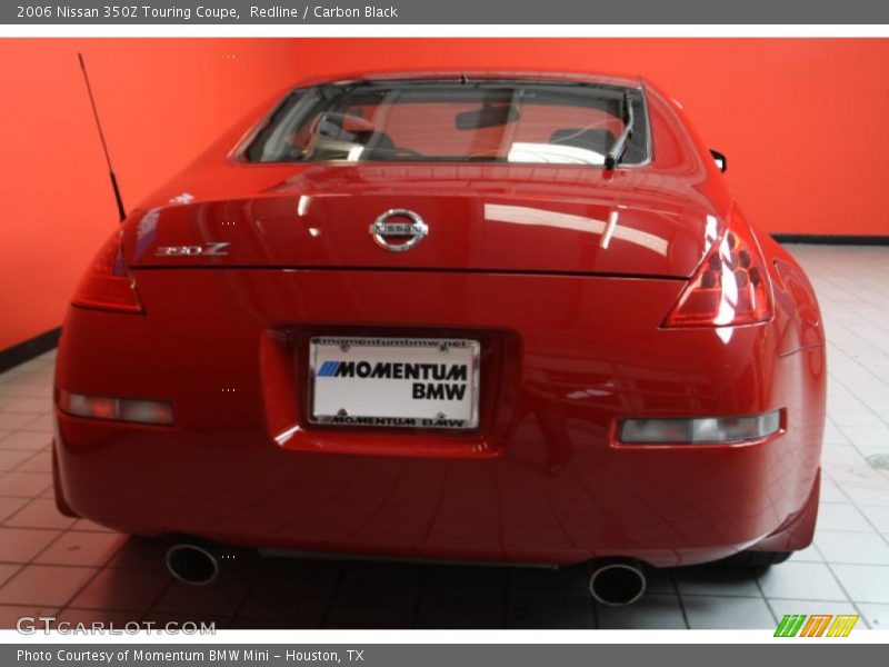 Redline / Carbon Black 2006 Nissan 350Z Touring Coupe