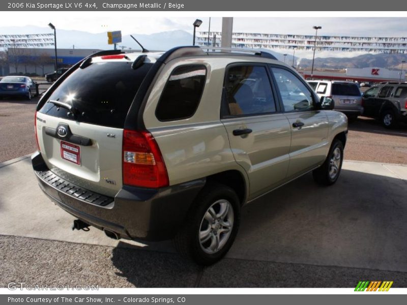 Champagne Metallic / Beige 2006 Kia Sportage LX V6 4x4