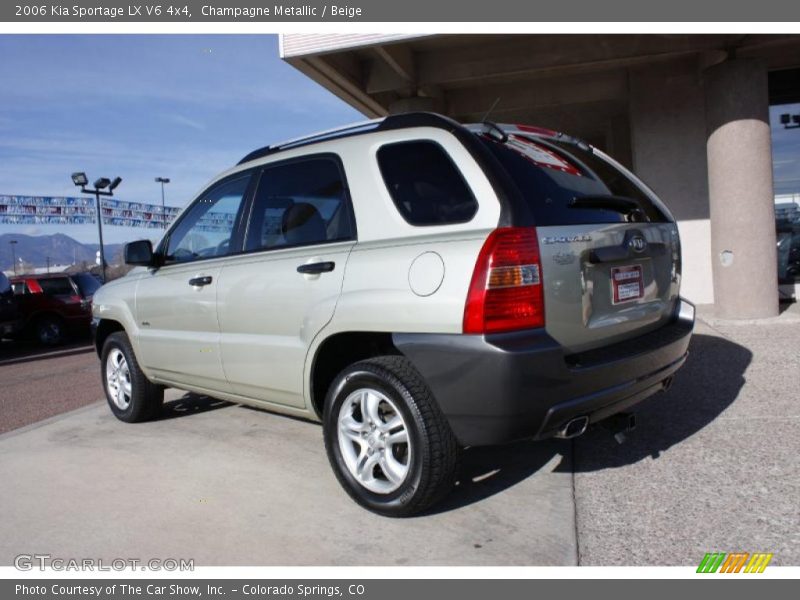 Champagne Metallic / Beige 2006 Kia Sportage LX V6 4x4