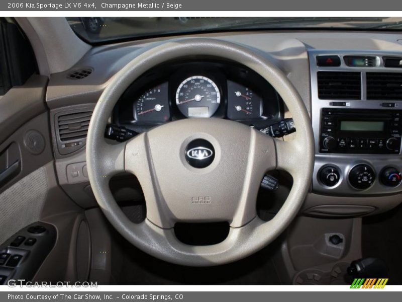 Champagne Metallic / Beige 2006 Kia Sportage LX V6 4x4