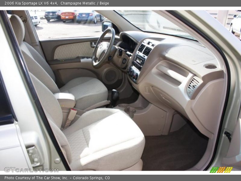 Champagne Metallic / Beige 2006 Kia Sportage LX V6 4x4