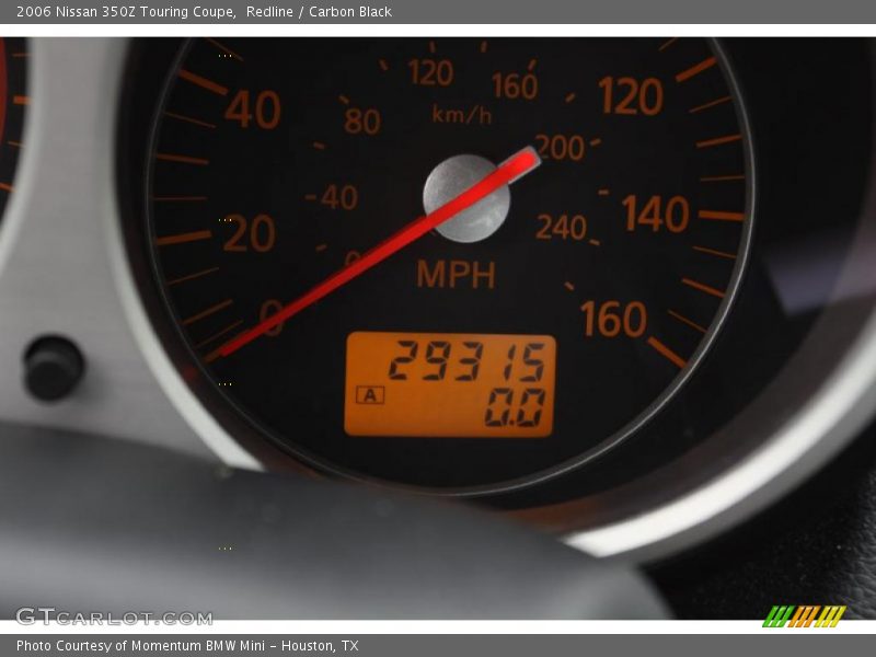 Redline / Carbon Black 2006 Nissan 350Z Touring Coupe