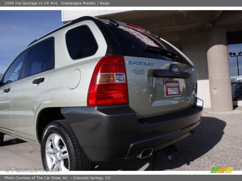 Champagne Metallic / Beige 2006 Kia Sportage LX V6 4x4