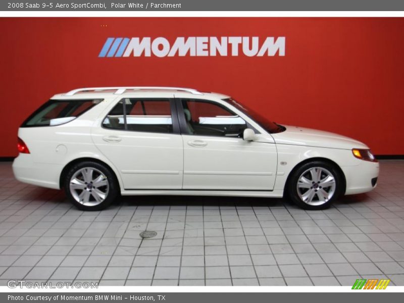 Polar White / Parchment 2008 Saab 9-5 Aero SportCombi