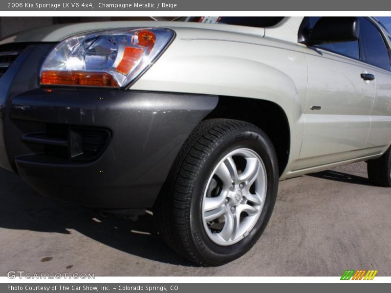 Champagne Metallic / Beige 2006 Kia Sportage LX V6 4x4