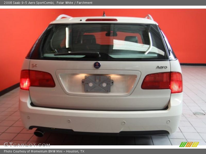 Polar White / Parchment 2008 Saab 9-5 Aero SportCombi