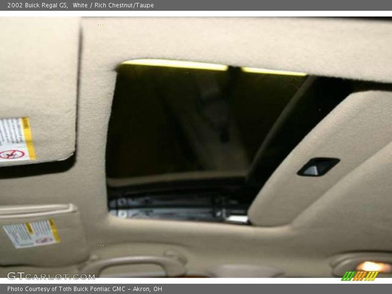 Sunroof of 2002 Regal GS