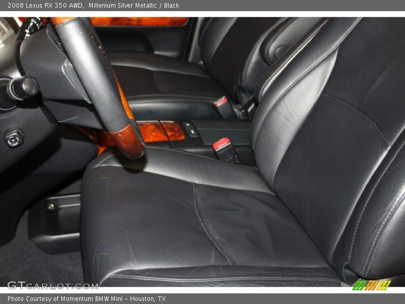 Millenium Silver Metallic / Black 2008 Lexus RX 350 AWD
