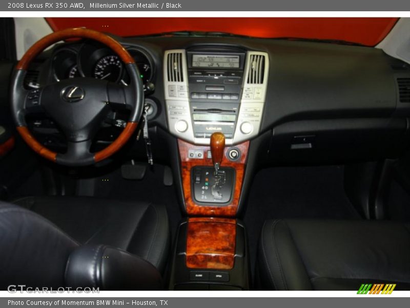 Millenium Silver Metallic / Black 2008 Lexus RX 350 AWD