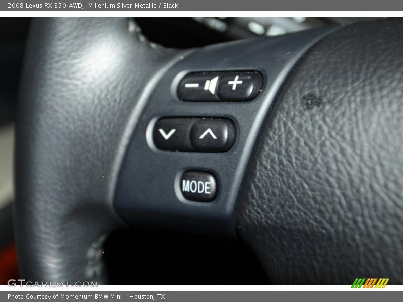 Millenium Silver Metallic / Black 2008 Lexus RX 350 AWD