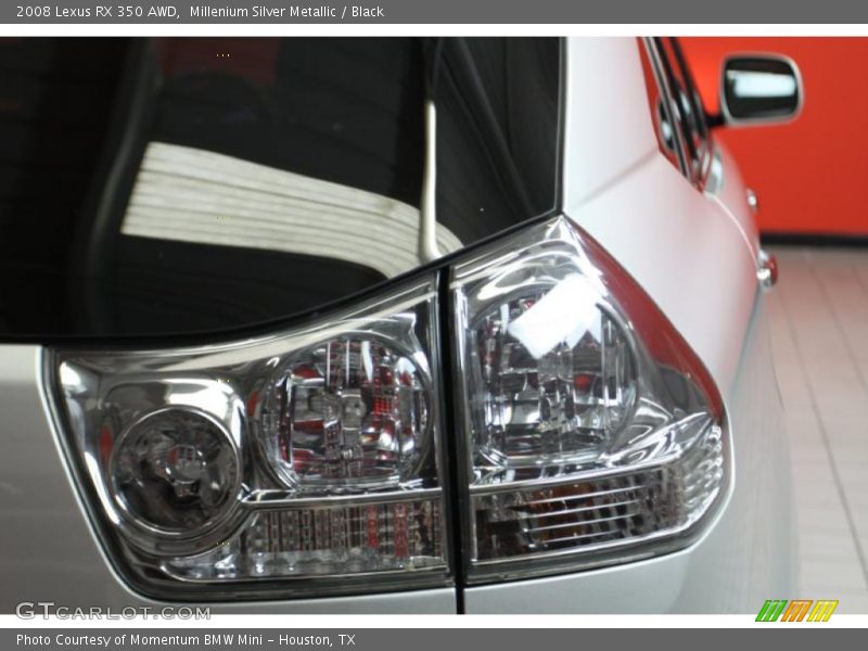 Millenium Silver Metallic / Black 2008 Lexus RX 350 AWD