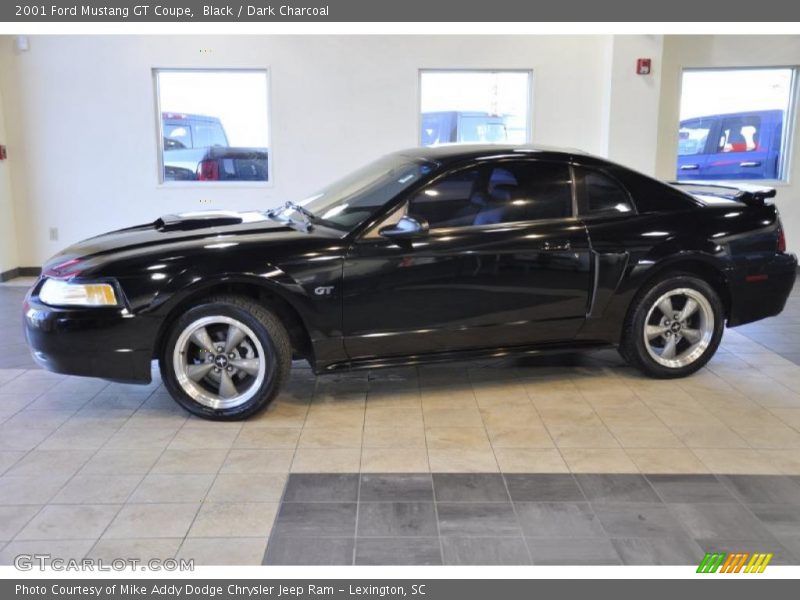 Black / Dark Charcoal 2001 Ford Mustang GT Coupe