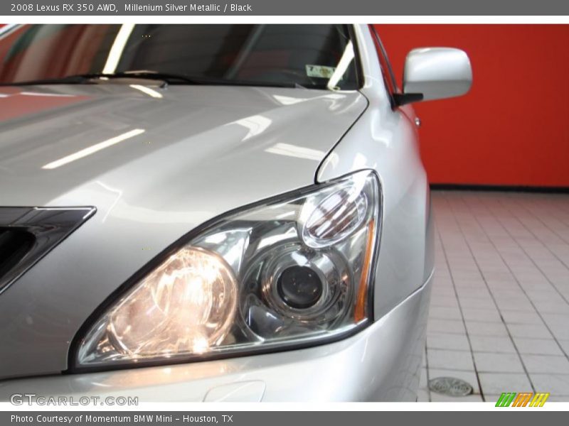 Millenium Silver Metallic / Black 2008 Lexus RX 350 AWD
