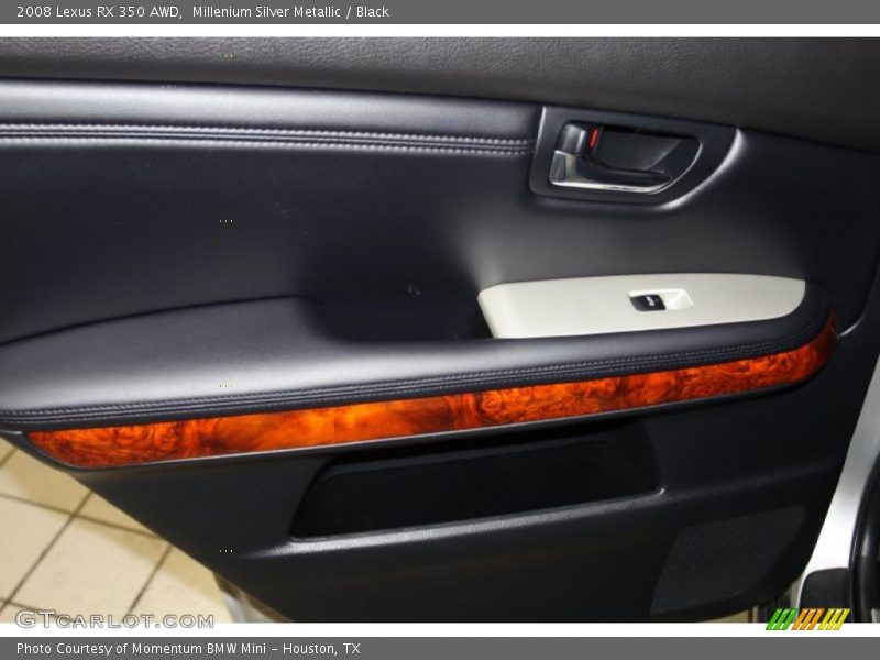 Millenium Silver Metallic / Black 2008 Lexus RX 350 AWD