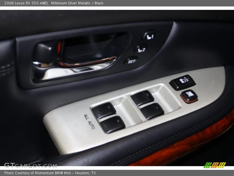 Millenium Silver Metallic / Black 2008 Lexus RX 350 AWD
