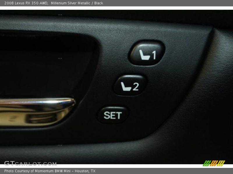 Millenium Silver Metallic / Black 2008 Lexus RX 350 AWD