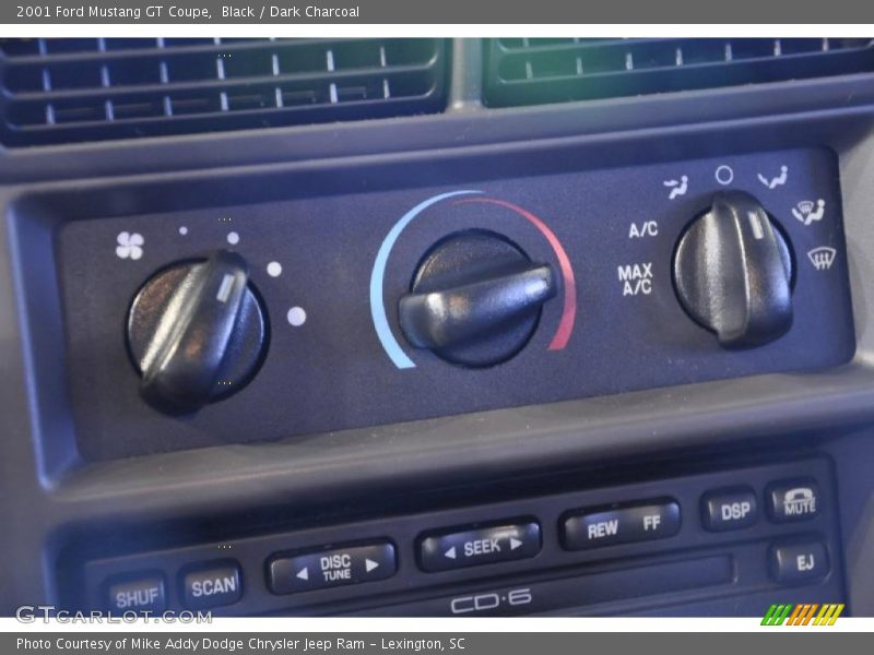 Black / Dark Charcoal 2001 Ford Mustang GT Coupe