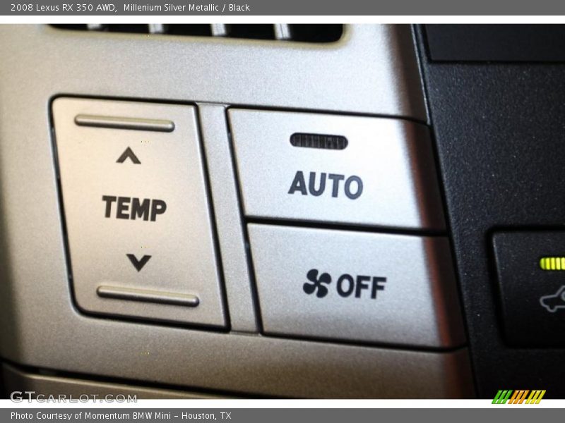 Millenium Silver Metallic / Black 2008 Lexus RX 350 AWD