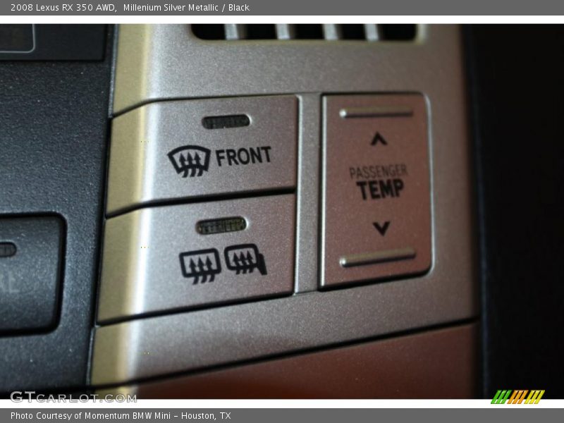 Millenium Silver Metallic / Black 2008 Lexus RX 350 AWD
