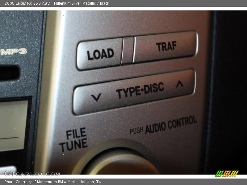 Millenium Silver Metallic / Black 2008 Lexus RX 350 AWD