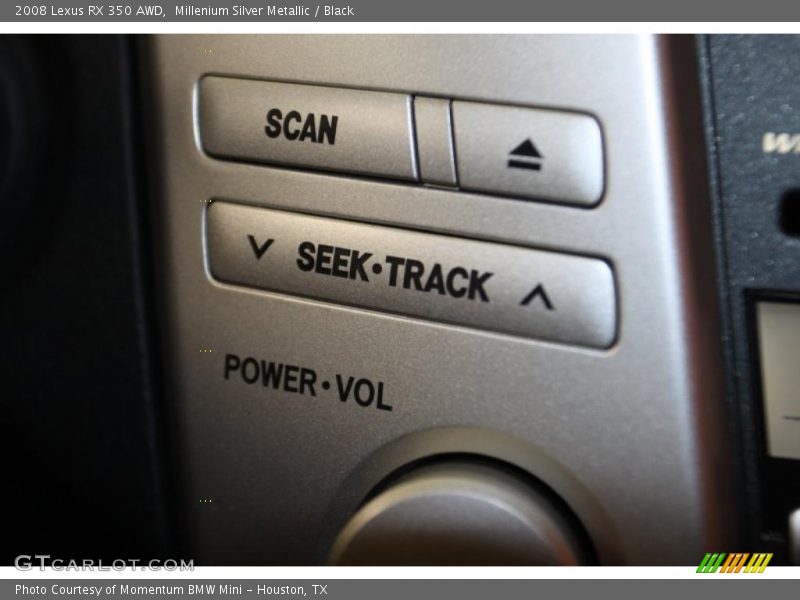 Millenium Silver Metallic / Black 2008 Lexus RX 350 AWD