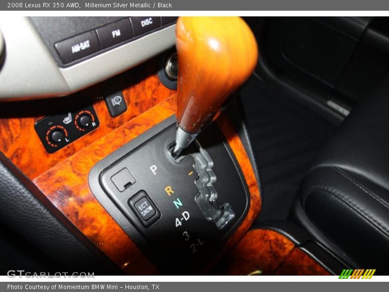Millenium Silver Metallic / Black 2008 Lexus RX 350 AWD