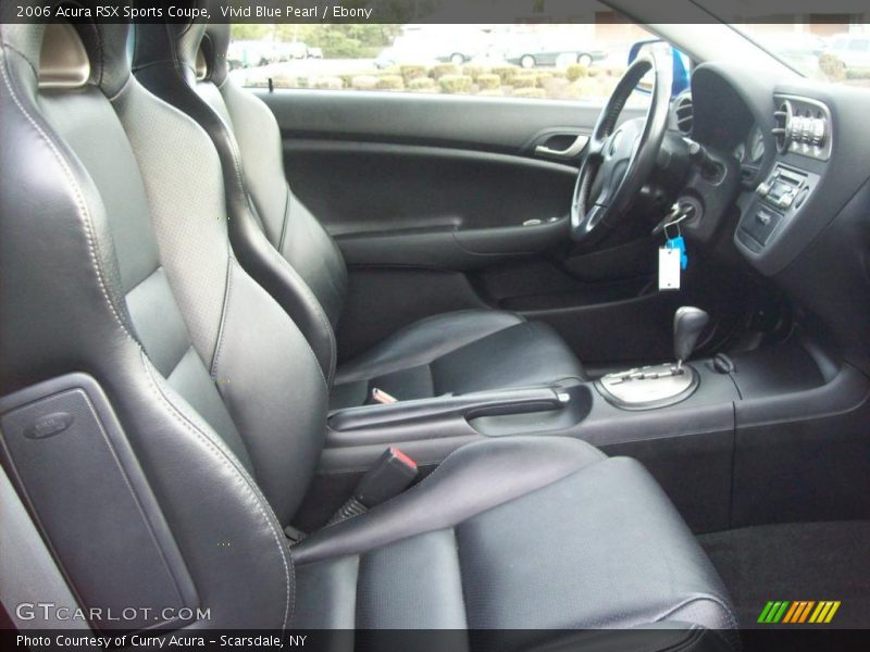 Vivid Blue Pearl / Ebony 2006 Acura RSX Sports Coupe