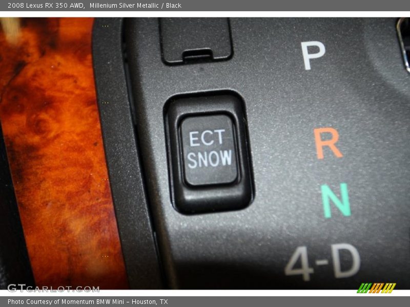 Millenium Silver Metallic / Black 2008 Lexus RX 350 AWD