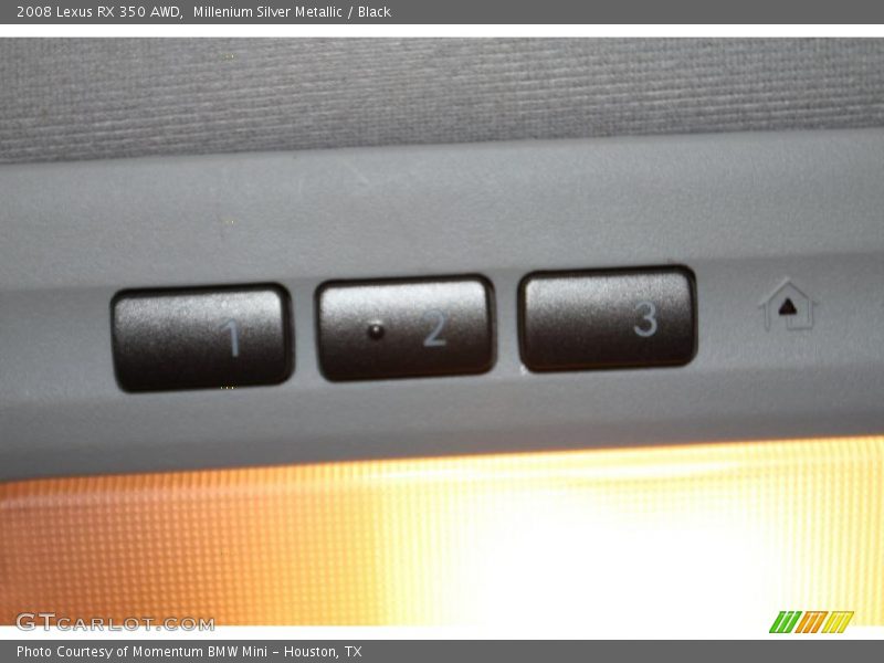 Millenium Silver Metallic / Black 2008 Lexus RX 350 AWD