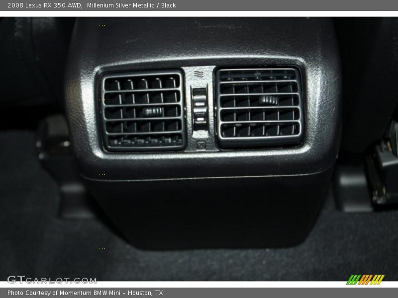 Millenium Silver Metallic / Black 2008 Lexus RX 350 AWD