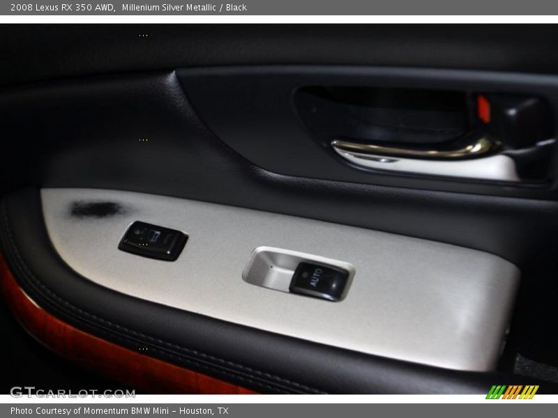 Millenium Silver Metallic / Black 2008 Lexus RX 350 AWD
