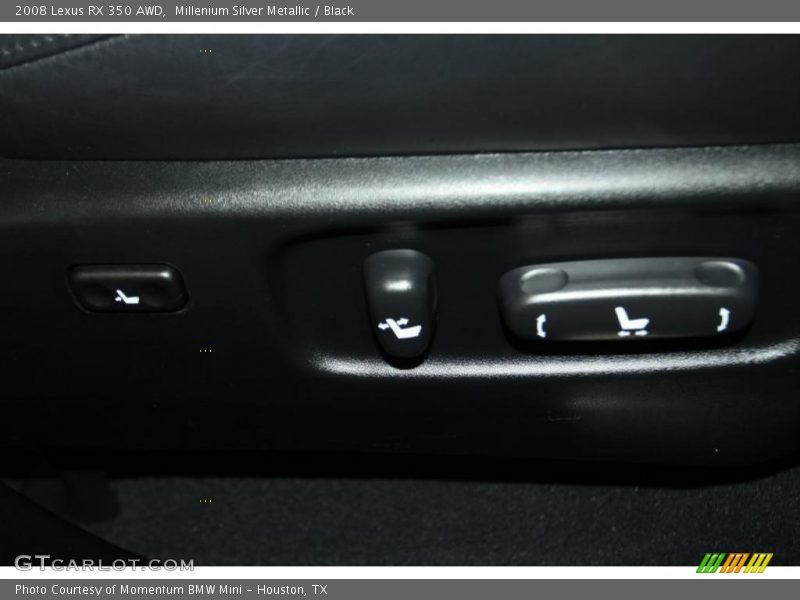 Millenium Silver Metallic / Black 2008 Lexus RX 350 AWD