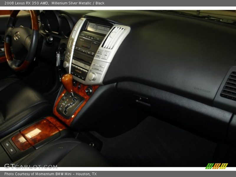 Millenium Silver Metallic / Black 2008 Lexus RX 350 AWD