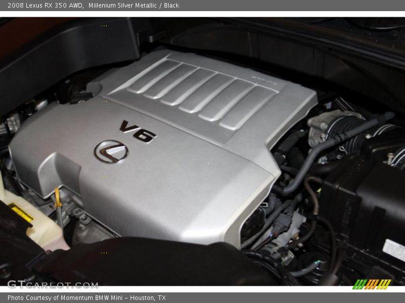 Millenium Silver Metallic / Black 2008 Lexus RX 350 AWD