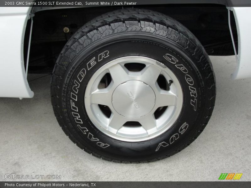  2003 Sierra 1500 SLT Extended Cab Wheel