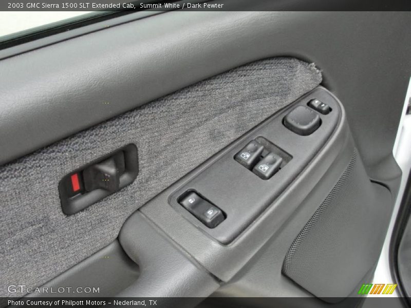 Controls of 2003 Sierra 1500 SLT Extended Cab