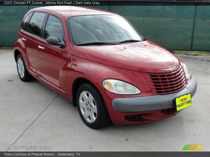 Inferno Red Pearl / Dark Slate Gray 2003 Chrysler PT Cruiser