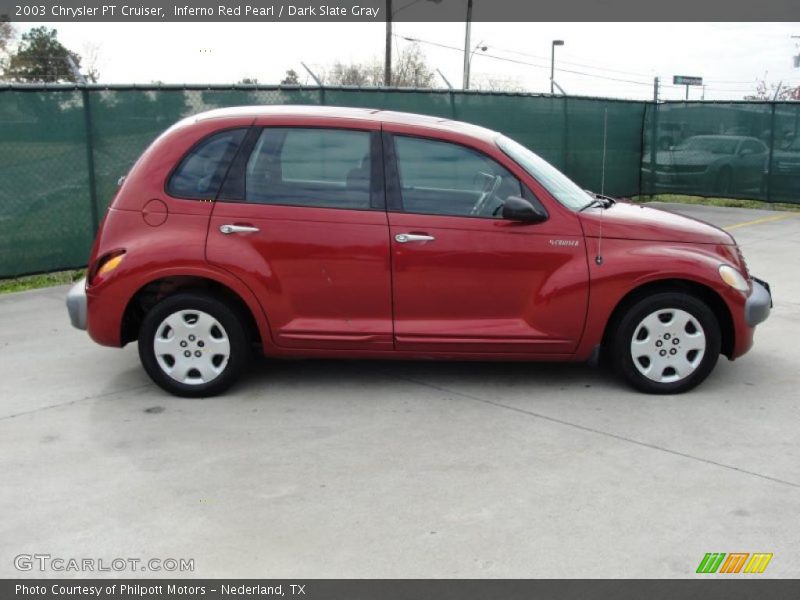 Inferno Red Pearl / Dark Slate Gray 2003 Chrysler PT Cruiser