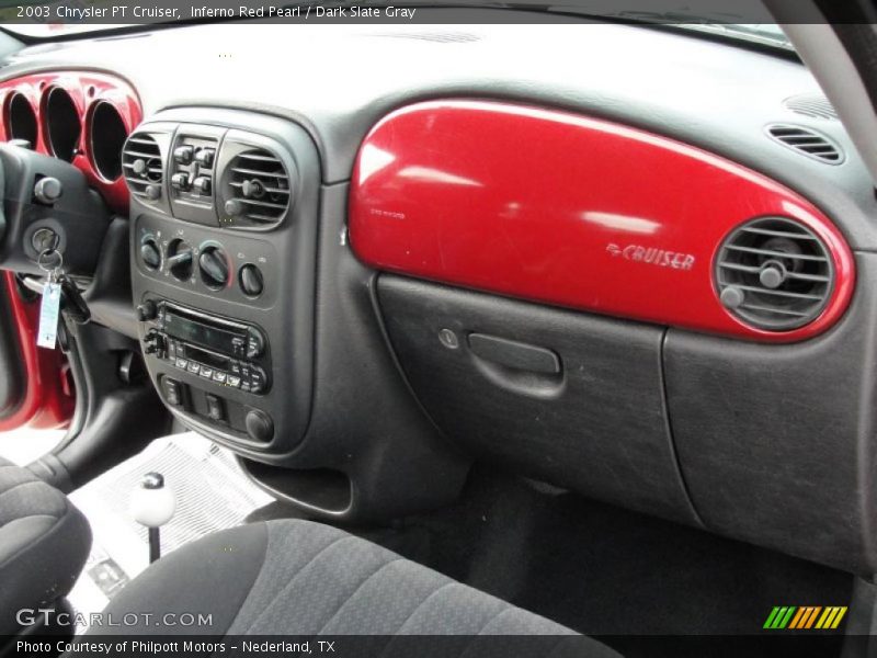 Inferno Red Pearl / Dark Slate Gray 2003 Chrysler PT Cruiser