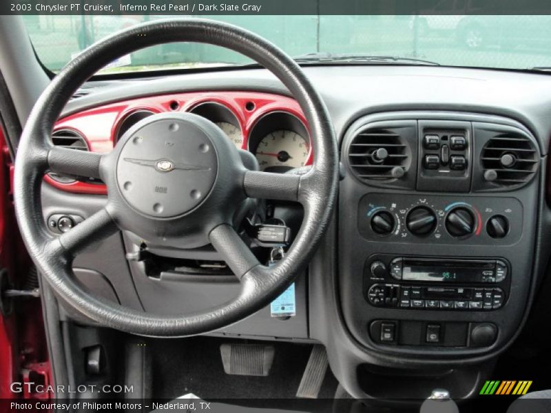 Inferno Red Pearl / Dark Slate Gray 2003 Chrysler PT Cruiser