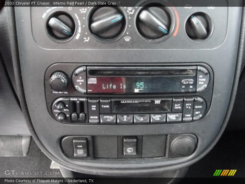 Inferno Red Pearl / Dark Slate Gray 2003 Chrysler PT Cruiser