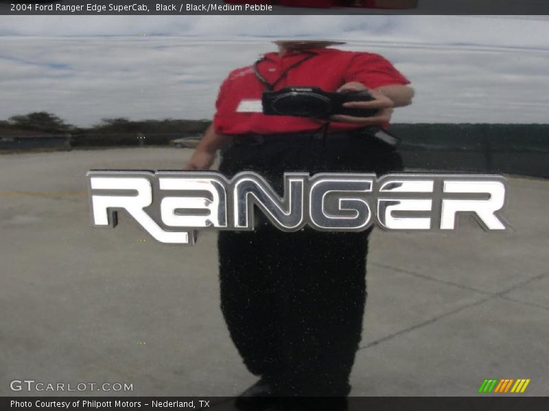 Black / Black/Medium Pebble 2004 Ford Ranger Edge SuperCab